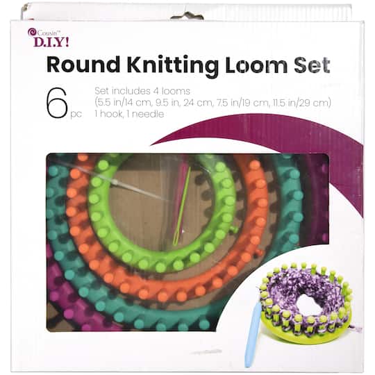 Cousin&#x2122; D.I.Y! Round Knitting Loom Set